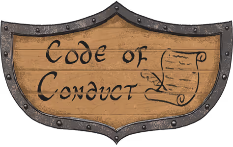 Code of Conduct sign